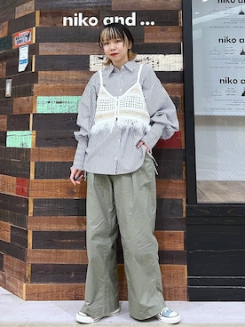 「アイテム（その他トップス）」を使った、ちーちさん（レディース・165cm・20代）の春コーディネート