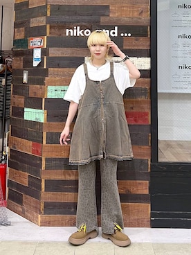 「アイテム（その他シューズ）」を使った、ちーちさん（レディース・165cm）の夏コーディネート