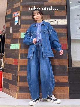 2WAY デニムジャケット [niko and JEANS 2024SS]を使った人気