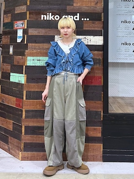 niko and【NKJ 2025SS】FRILL BOLERO BLOUSE niko and【NKJ 2025SS】FRILL BOLERO BLOUSE