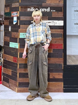 「アイテム（その他シューズ）」を使った、ちーちさん（レディース・165cm）の夏コーディネート