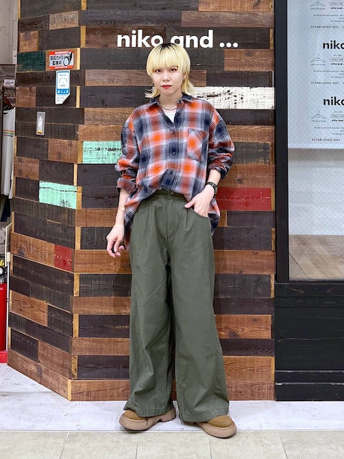 パンツ Sama CAMBIO パンツ mp13116-Botanical Gobelin Wide Straight Pants