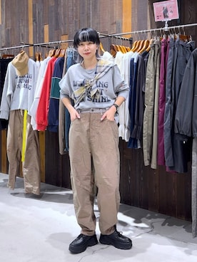 「アイテム（スウェット）」を使った、ちーちさん（レディース・165cm・20代）の秋コーディネート
