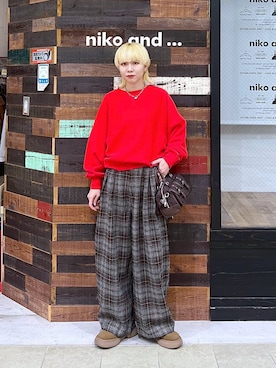 「アイテム（スウェット）」を使った、ちーちさん（レディース・165cm・20代）の秋コーディネート