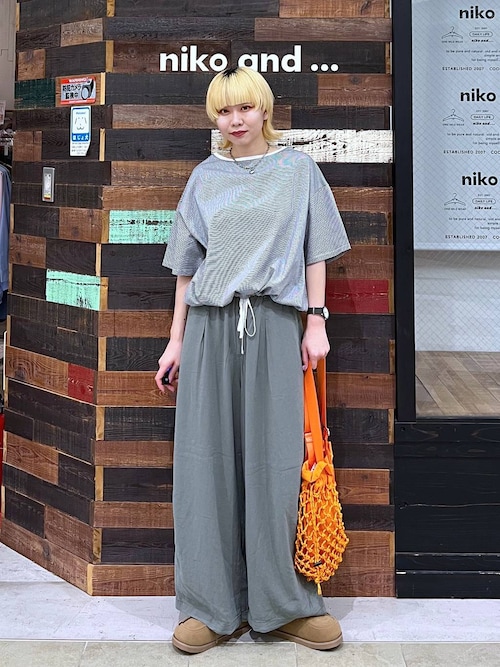 トロットワイドイージーパンツ（その他パンツ）｜niko and