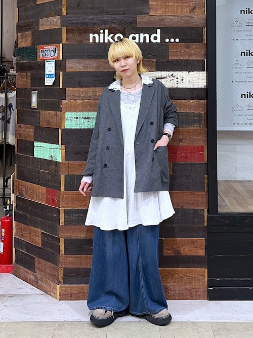 バテンレースフレアキャミワンピース（ワンピース）｜niko and