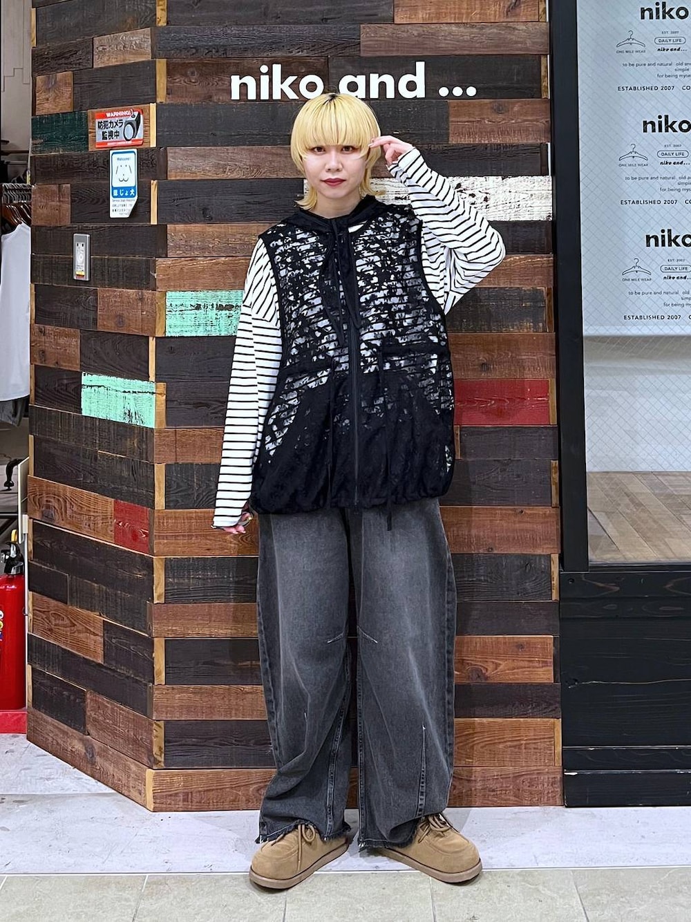 レース&メッシュ2WAYベストを使った人気ファッションコーディネート - WEAR