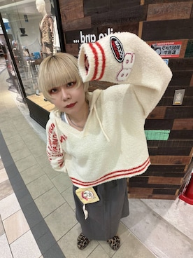 「niko and...（ニコアンド）のスライド モカシンシューズ / 抗菌消臭（モカシン/デッキシューズ、その他）」を使った、ちーちさん（レディース・165cm）の秋コーディネート