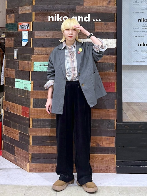 セール】ホヅホヅルーズジャケット（テーラードジャケット）｜niko and