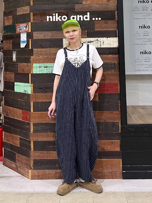アソートスラブリンガーTシャツ（Tシャツ/カットソー）｜niko and