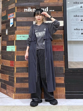 「アイテム（ジャンパースカート）」を使った、ちーちさん（レディース・165cm・20代）の秋コーディネート
