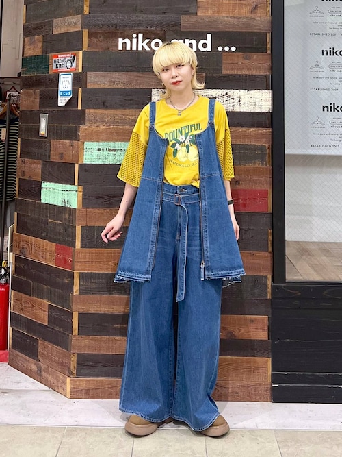 セール】袖フレアメッシュフルーツTシャツ（Tシャツ/カットソー