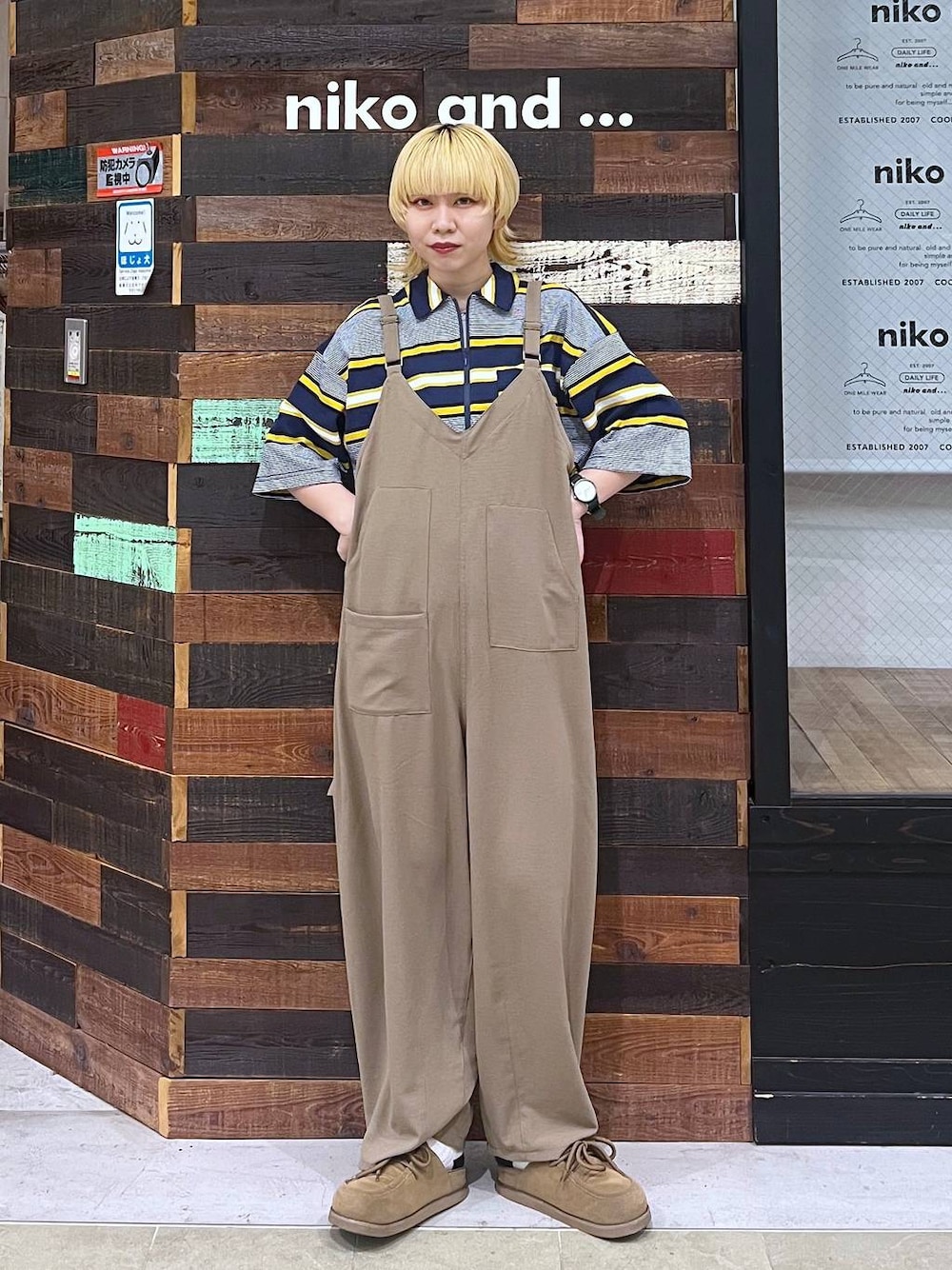 MODE NORM CORE] ジョーゼットルーズサロペを使った人気ファッション