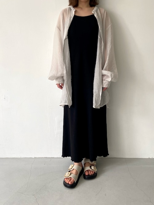 セール】ゴールドバックル フラットサンダル（サンダル）｜menue