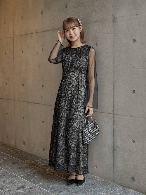 niana（ニアナ） ハンドバッグ ビーズスパンコールがま口ハンドバッグ