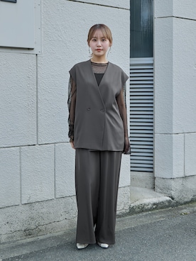 「アイテム（イヤリング）」を使った、nianaさん（レディース・158cm）の夏コーディネート