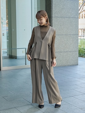 nianaさん（レディース・158cm）の冬コーディネート