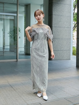 「アイテム（ドレス）」を使った、nianaさん（レディース・158cm）の夏コーディネート
