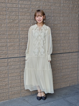 nianaさん（骨格ナチュラル・レディース・158cm）の秋コーディネート