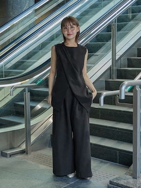 「アイテム（フォーマルスーツ/小物）」を使った、nianaさん（レディース・158cm）の冬コーディネート