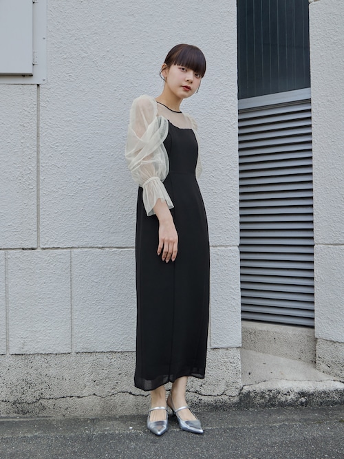 チュールオフショルドレス etoll niana atlo チュールオフショルドレス etoll niana atlo