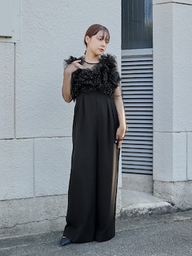 「結婚式二次会スタイル」｜nianaさん（レディース・153cm）の秋コーディネート