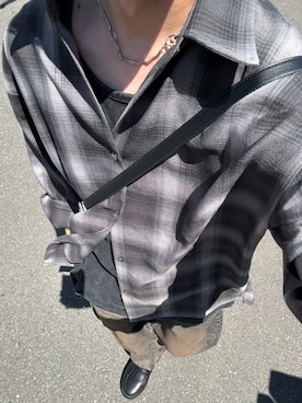 「CLEL（クレイル）のアイテム（パンツ）」を使った、YUYAさん（メンズ・168cm）の春コーディネート