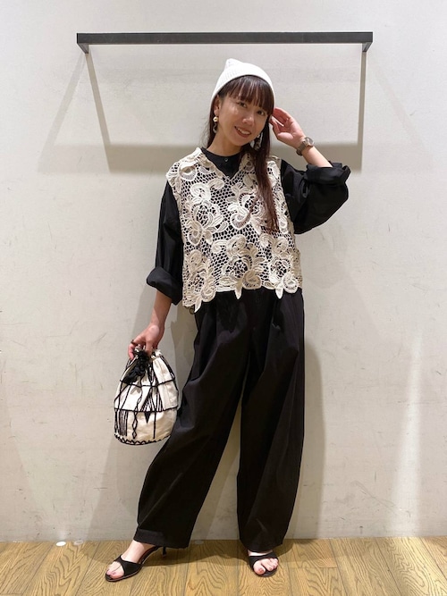 ブラウス シャツ 「近藤千尋さんコラボ」シアーオーバーシャツ（AJUGA.x BAYFLOW） レディース 近藤千尋さんコラボ】シアーオーバーシャツ（AJUGA.x BAYFLOW