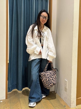 「アウトドア」｜しいぽ。さん（レディース・150cm）の春コーディネート