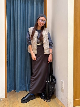 「アイテム（帽子）」を使った、しいぽ。さん（レディース・150cm・30代）の夏コーディネート