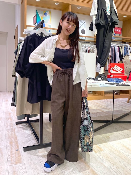 RIBベーシックFitベアキャミ　ブラウン セール】【bijorie】カップ付きリブスクエアキャミ／NEW BASIC