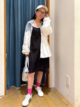 「アイテム（インナーウェア/肌着）」を使った、しいぽ。さん（レディース・150cm）の秋コーディネート