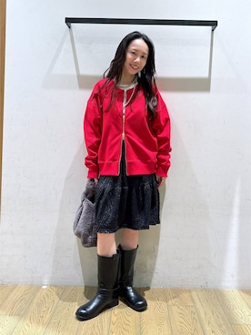 「HEREIAM（ヘレイアム）のアイテム」を使った、しいぽ。さん（レディース・150cm）の秋コーディネート