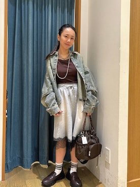 「HEREIAM（ヘレイアム）のアイテム」を使った、しいぽ。さん（レディース・150cm）の夏コーディネート