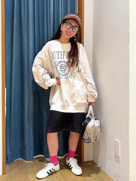 「BAYFLOW（ベイフロー）のアイテム（ワンピース）」を使った、しいぽ。さん（レディース・150cm）の秋コーディネート