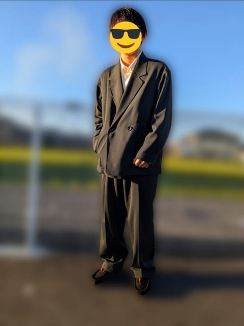 PUBLIC TOKYO テーラードジャケット AQUA WOOLカルゼダブル PUBLIC TOKYO（パブリックトウキョウ）の「AQUA WOOL