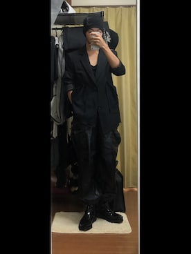 「アイテム（カーゴパンツ）」を使った、chinari_fashionさん（メンズ・166cm）の秋コーディネート