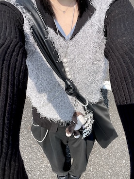 「WEGO（ウィゴー）のアイテム（バッグ）」を使った、riko313さん（レディース・158cm）の春コーディネート