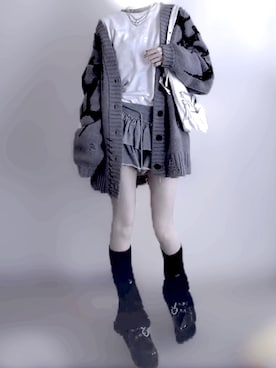 fuyun__ @透明感と強ささん（骨格ウェーブ・レディース・165cm）の秋コーディネート