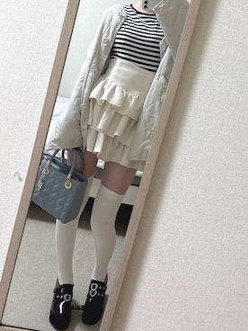fuyun__ @透明感と強ささん（レディース・165cm）の秋コーディネート