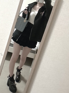 「アイテム（セットアップ）」を使った、fuyun0_0@透明感と強さ⚡️🫧さん（レディース・165cm）の夏コーディネート