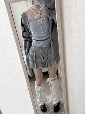 「アイテム（ワンピース）」を使った、fuyun0_0@透明感と強さ⚡️🫧さん（レディース・165cm）の夏コーディネート
