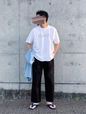 「エンノイ」｜so_____natineさん（メンズ・175cm）の夏コーディネート