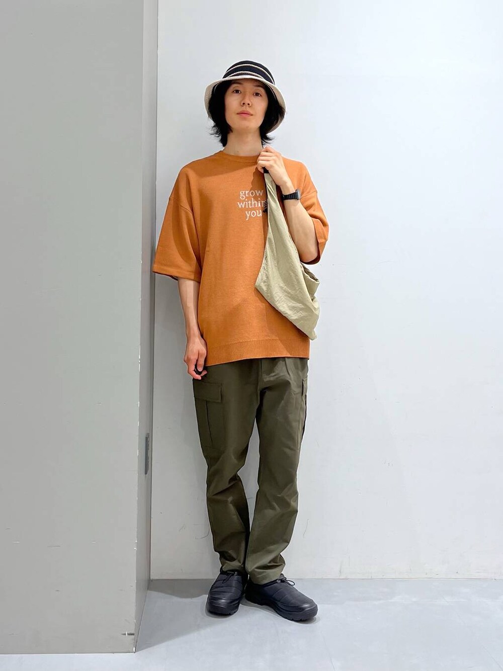 LAKOLE（ラコレ）の「ボーダーニットバケットハット / 993850（ハット