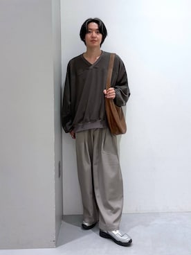 「LAKOLE（ラコレ）のアイテム」を使った、Jiro_さん（メンズ・176cm）の秋コーディネート