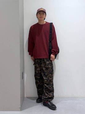 「アイテム（ショルダーバッグ）」を使った、Jiro_さん（メンズ・176cm）の夏コーディネート