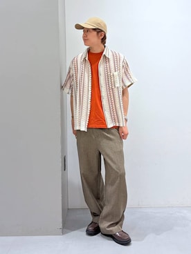 「LAKOLE（ラコレ）のアイテム」を使った、Jiro_さん（メンズ・176cm）の春コーディネート