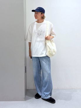 「LAKOLE（ラコレ）のアイテム」を使った、Jiro_さん（メンズ・176cm）の夏コーディネート