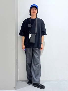 「LAKOLE（ラコレ）のアイテム（Tシャツ/カットソー）」を使った、Jiro_さん（メンズ・176cm）の夏コーディネート
