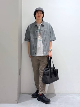 「アイテム（帽子）」を使った、Jiro_さん（メンズ・176cm・20代）の春コーディネート